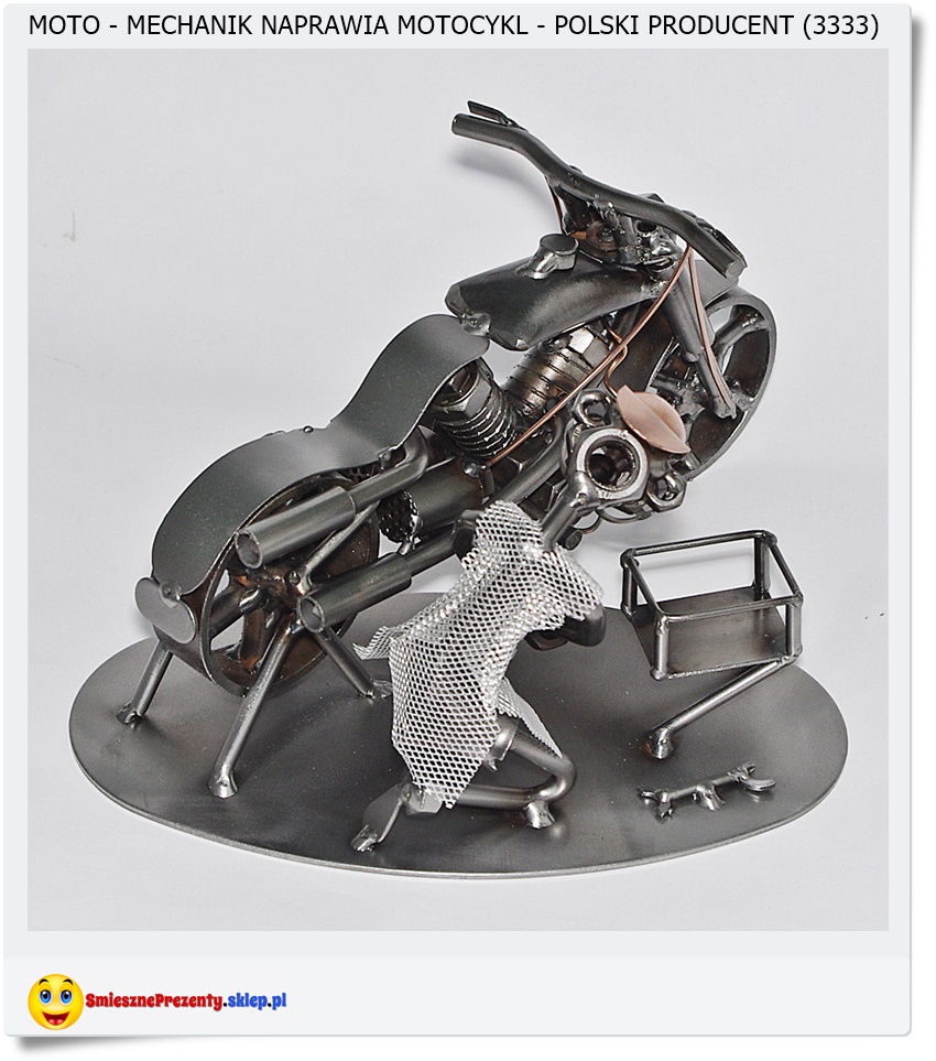 Figurka na prezent dla mechanika motocykli